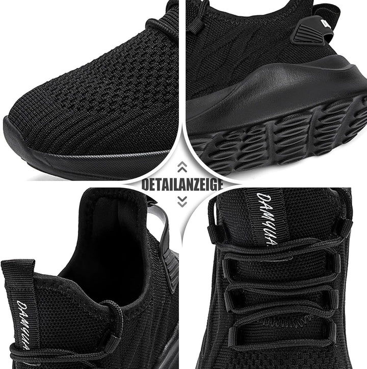 Herren Sportschuhe Laufschuhe Turnschuhe Schuhe Strassenlaufschuhe Tennisschuhe Sneaker 39 EU Schwar