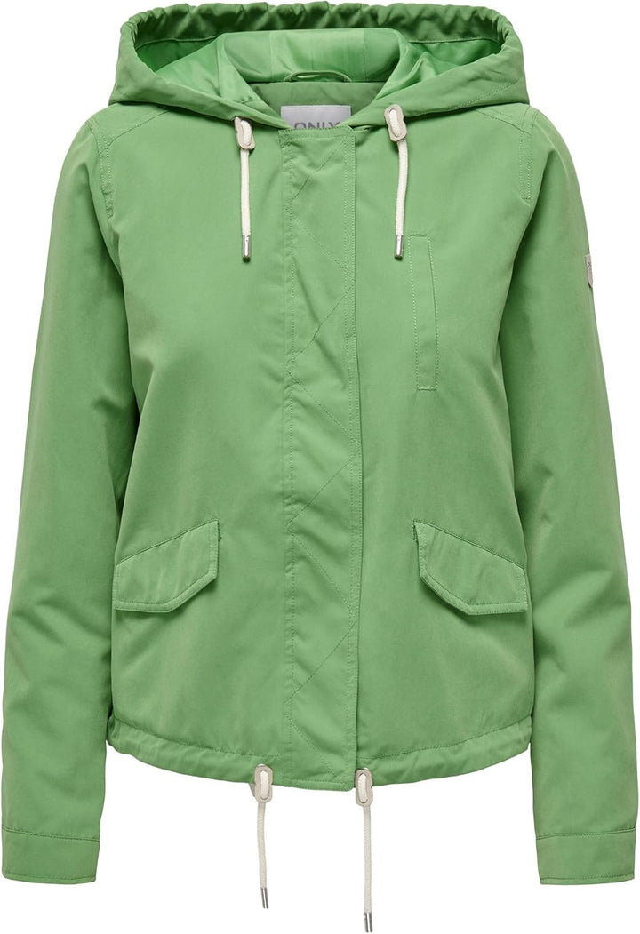 ONLY Damen Onlskylar Hood Spring Jacket Cc OTW Jacke, XL Aloe