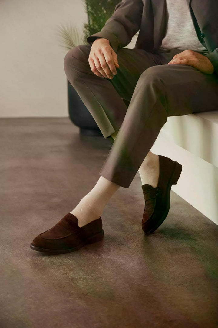 FALKE Herren Sensitive Malaga Socken druckfreier Komfortbund flache Naht gegen Druckstellen einfarbi