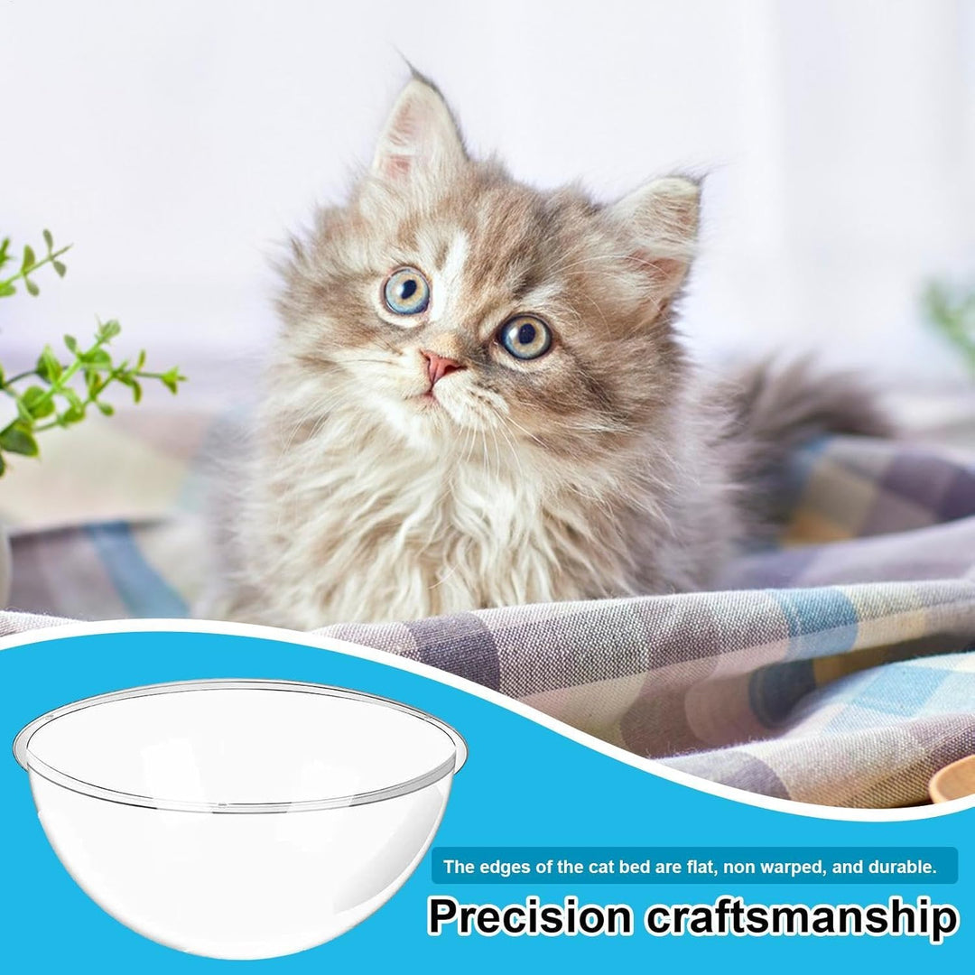 Halbkugel Aus Acryl Katzenhängematte Aus Acryl Transparente Halb Kugel Kratzfeste Katzenspielzeugbet