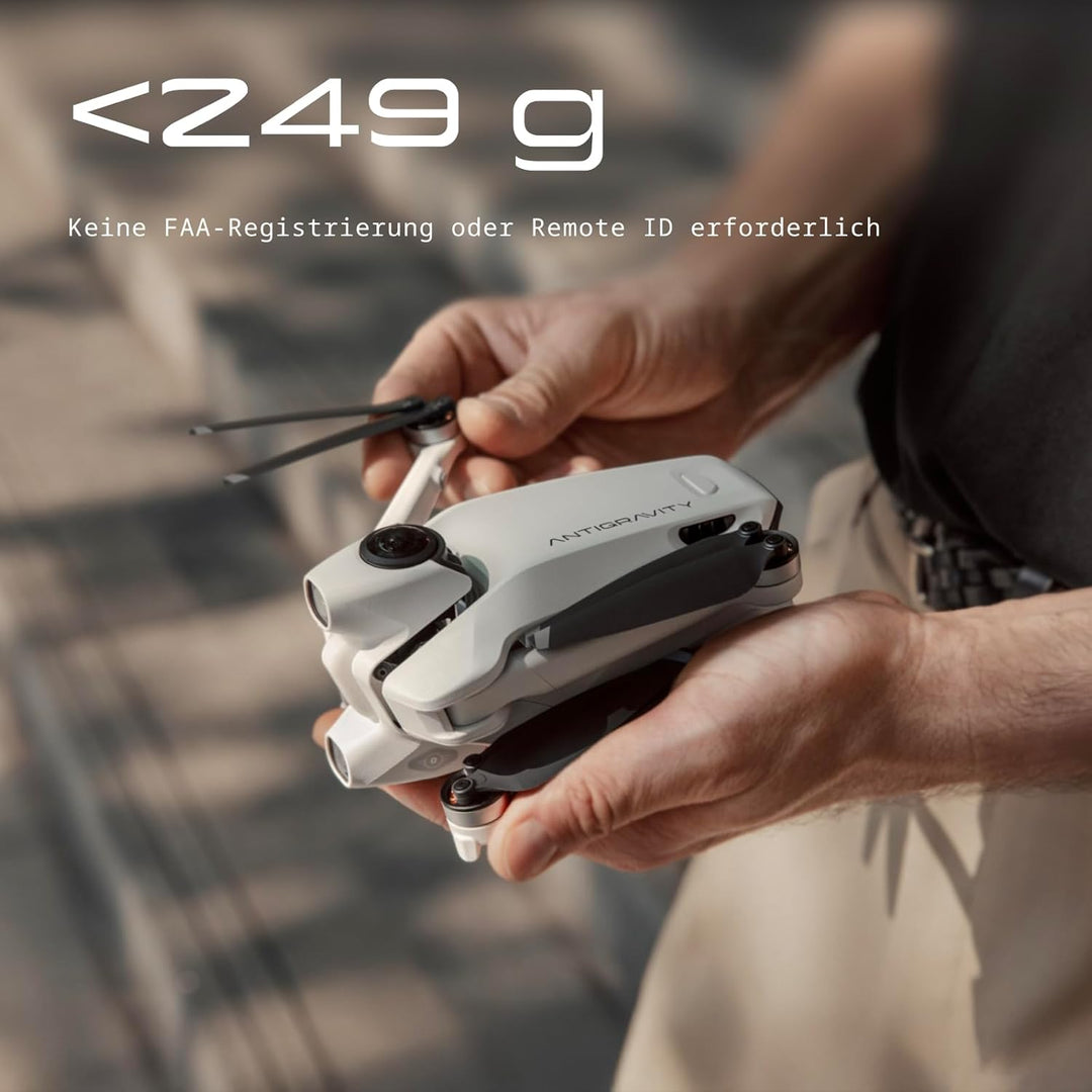 Antigravity A1 Explorer-Bundle (3 Akkus) – 8K 360°-Drohne für immersives Fliegen, Point-to-Fly-Steue