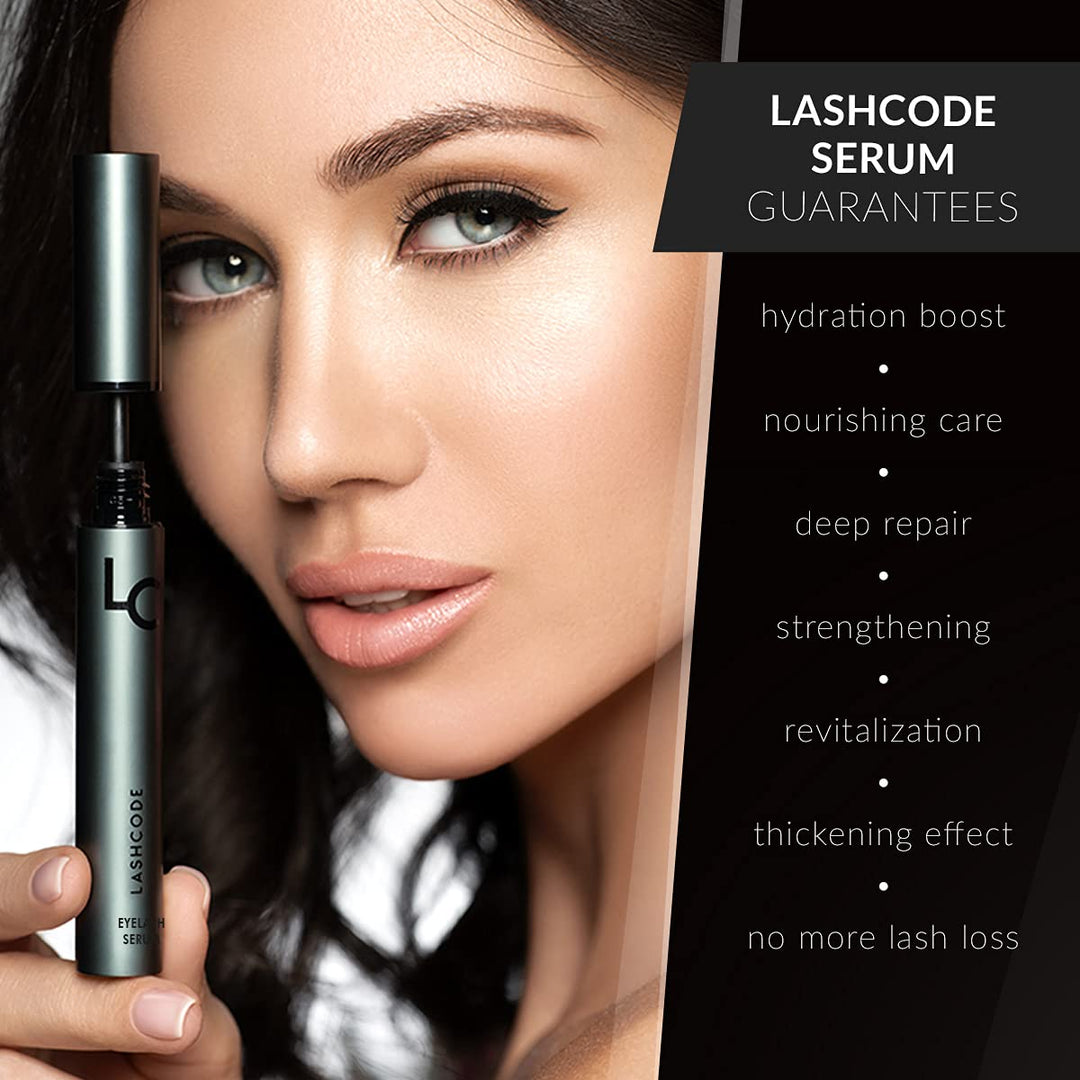Wimpernserum Lashcode Eyelash Serum 5ml - wachstumsförderndes Serum für Wimpern