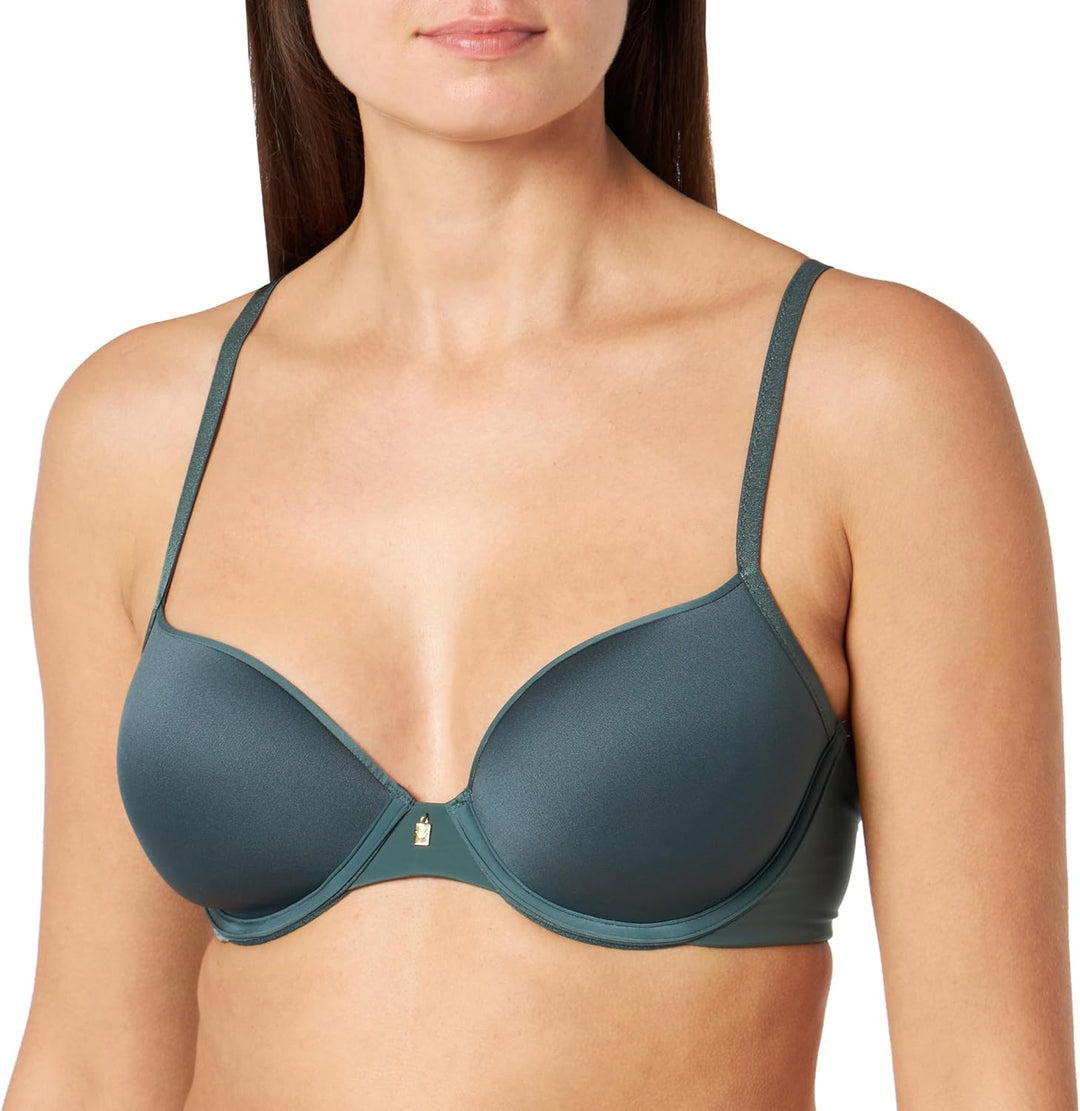 Triumph Damen Body Make-up Essentials WHP Schalen BH mit Bügel 75D Smoky Green, 75D Smoky Green