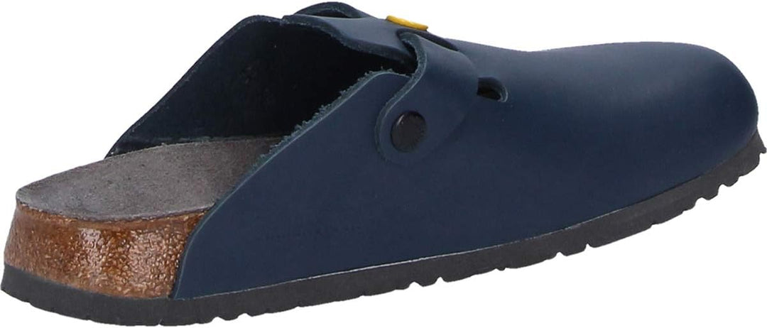 BIRKENSTOCK Herren Clogs Boston ESD 41 EU Schmal Blau, 41 EU Schmal Blau