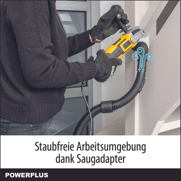 Powerplus Multitool POWX1347MC Multifunktionswerkzeug zum Schleifen, Schneiden & Polieren - Schnellw