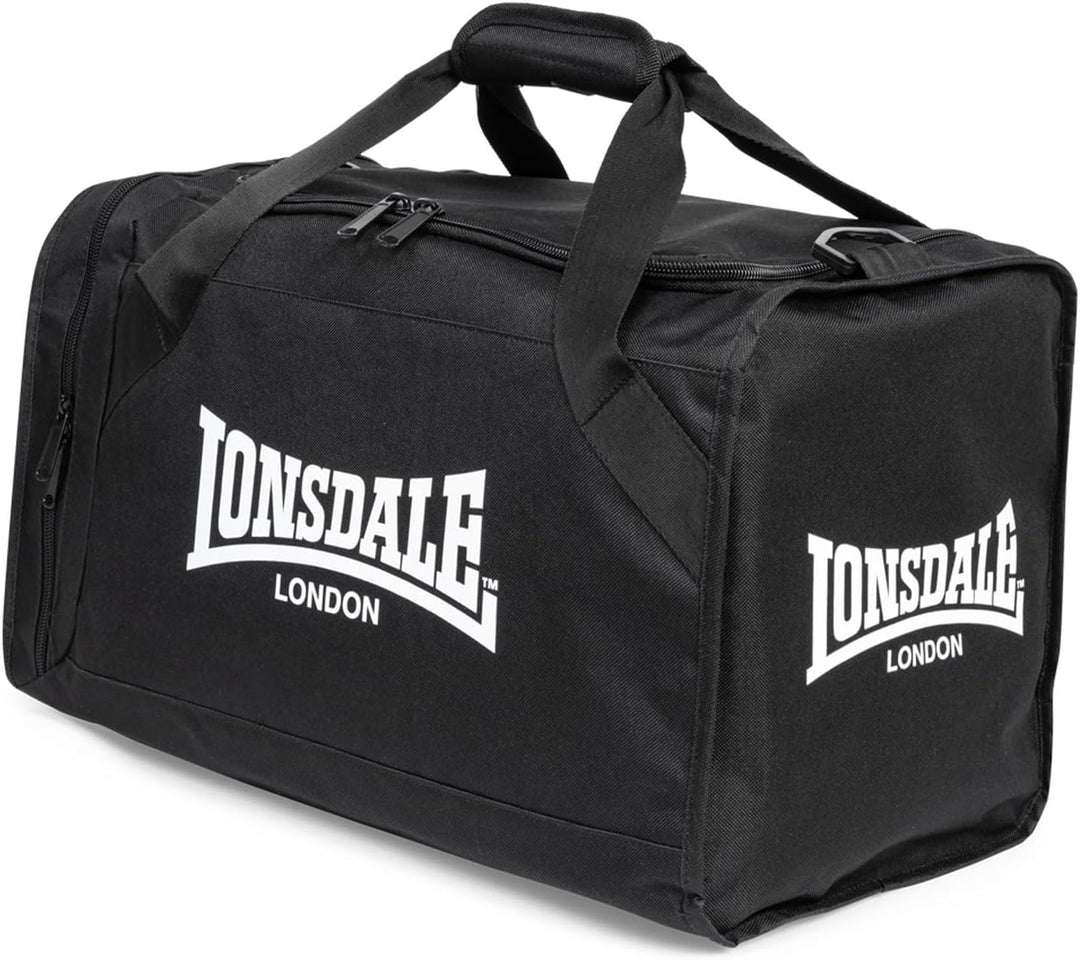 Lonsdale Sporttasche Syston Black/White 30 L, Black/White 30 L