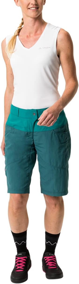 VAUDE Damen Hose Women's Qimsa Shorts 36 Mallard Green, 36 Mallard Green