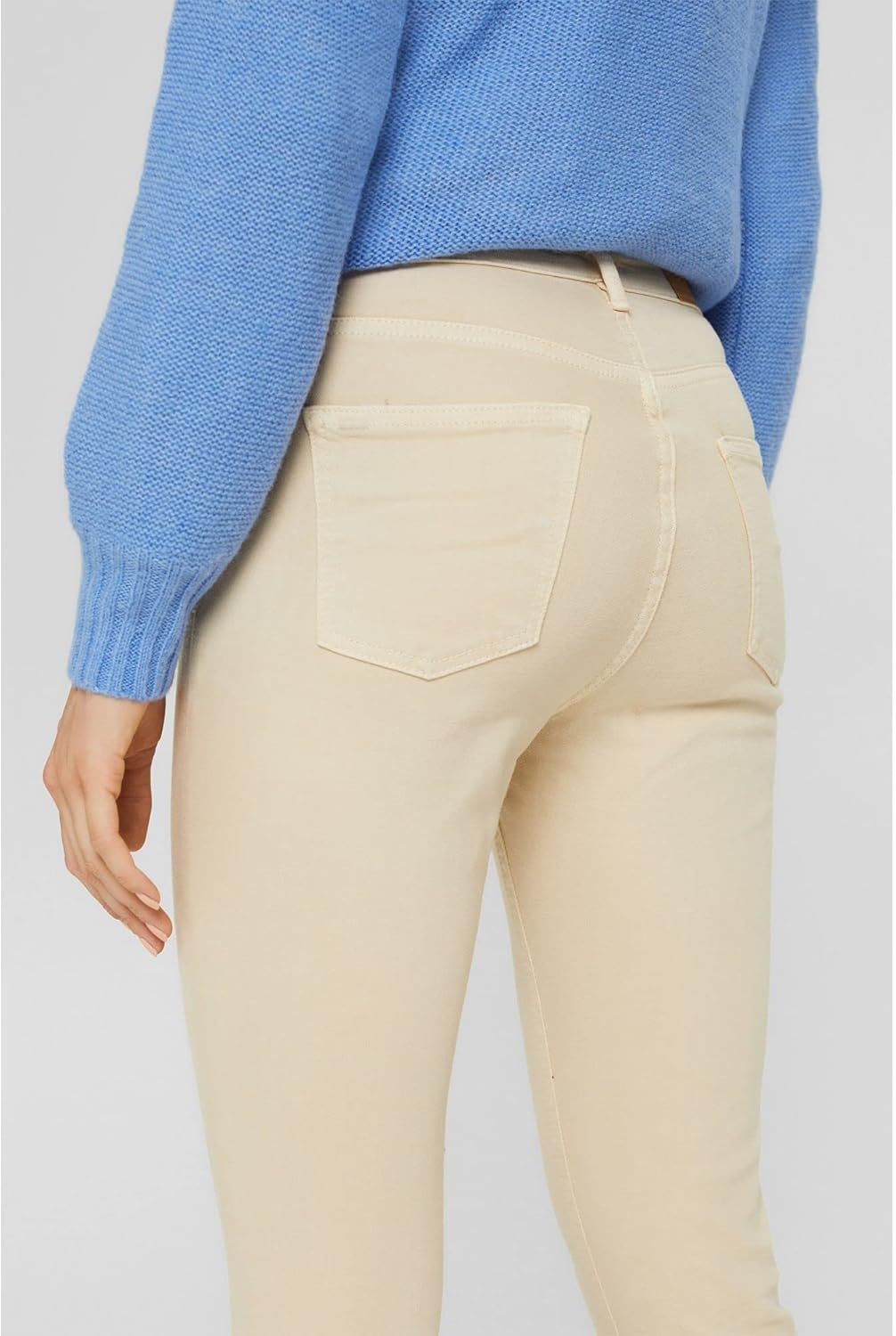 ESPRIT Damen Hose 27W / 32L Beige, 27W / 32L Beige