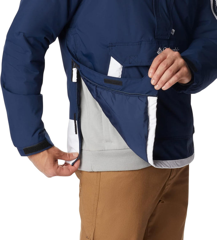 Columbia Herren Challenger Insulated Pullover Winterjacke (1er Pack) XL Collegiate Navy/White, XL Co