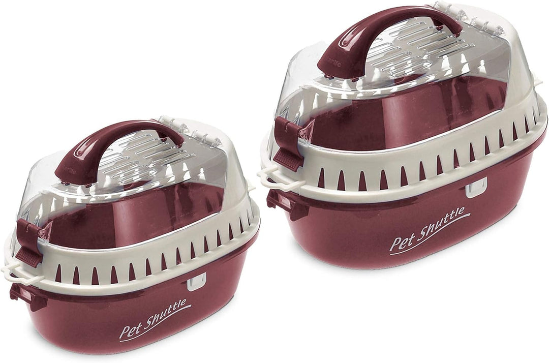 Karlie Transportbox Pet Shuttle L: 35 cm B: 25 cm H: 22 cm rot rot L 35 x B 25 x H 22 cm, rot L 35 x