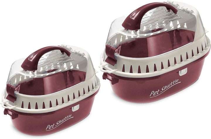 Karlie Transportbox Pet Shuttle L: 35 cm B: 25 cm H: 22 cm rot rot L 35 x B 25 x H 22 cm, rot L 35 x