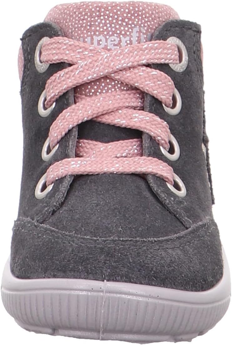 Superfit STARLIGHT Sneaker 0-500438 Mädchen 22 EU Grau Rosa 2000, 22 EU Grau Rosa 2000