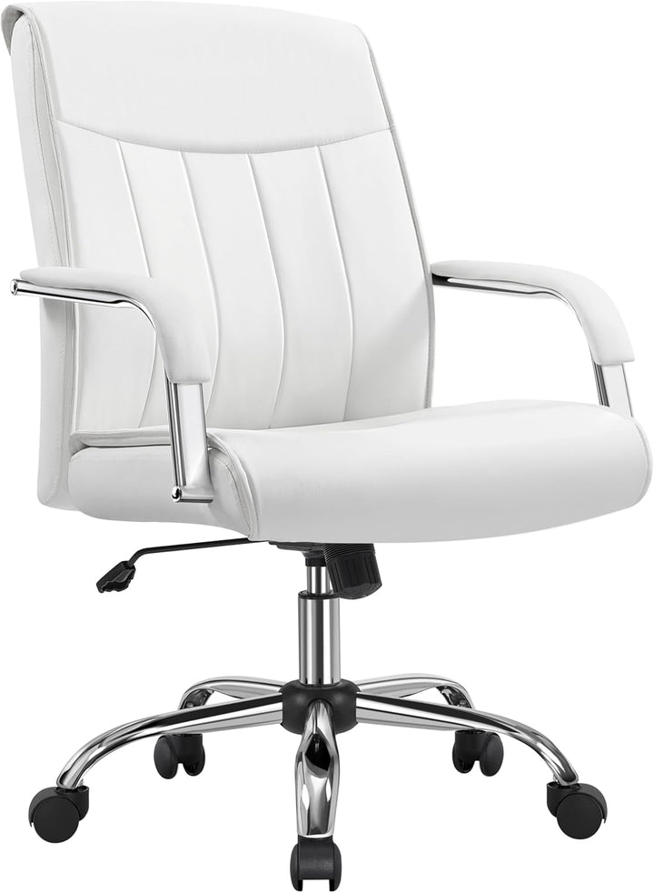 Yaheetech Bürostuhl Ergonomisch Schreibtischstuhl, Chefsessel, Drehstuhl mit Rollen, Drehbar und Wip