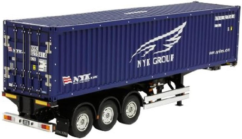 TAMIYA 300056330 56330 Tractor 1:14 RC Container Auflieger NYK, blau, 40 ft