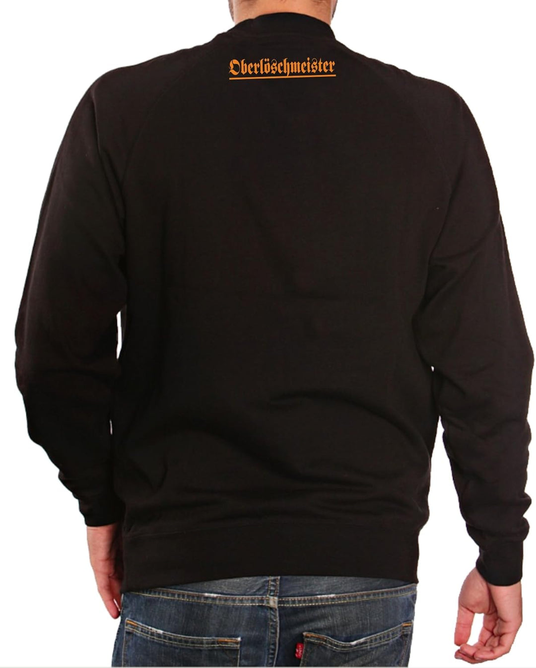 feuer1 Sweatshirt Black, Oberlöschmeister anstatt Ihr wisst Schon… - das Original, L
