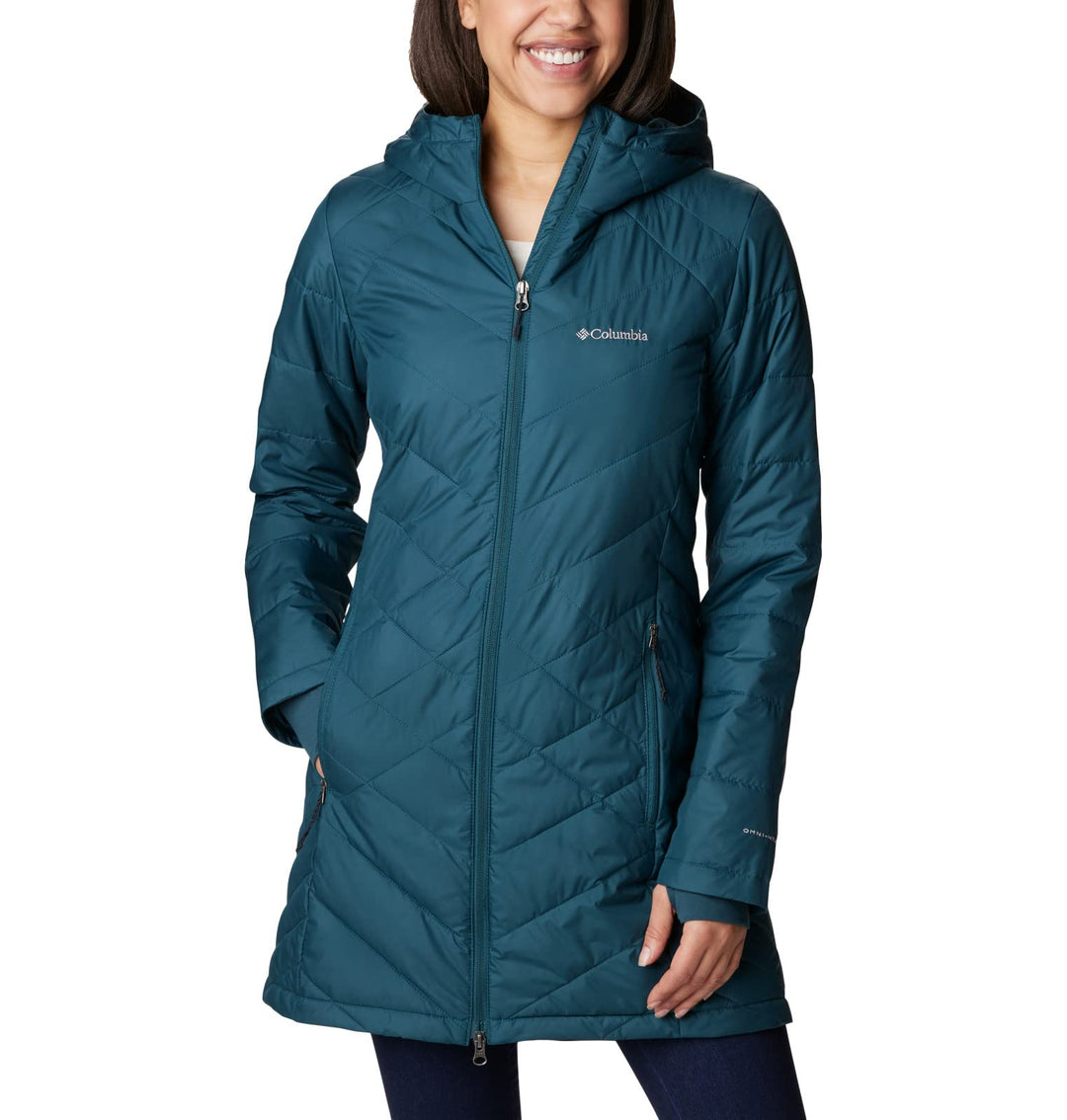 Columbia Damen First Generation Heavenly Long Hooded Jacket Heavenly Long Hooded Jacket (1er Pack) S