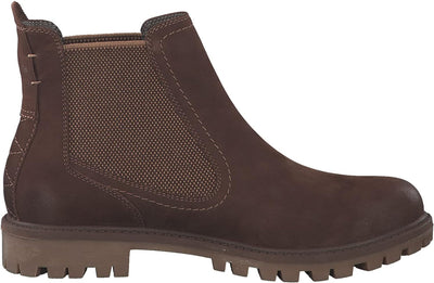 Tamaris Damen Chelsea Boots, Frauen Stiefeletten 37 EU Braun Maroon, 37 EU Braun Maroon