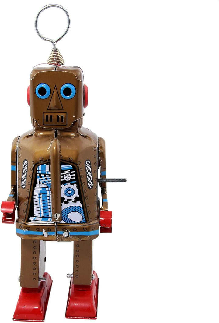 Freak Scene Superfreak Roboter - Space Robot - braun - Blechroboter - Retro Blechspielzeug, Braun
