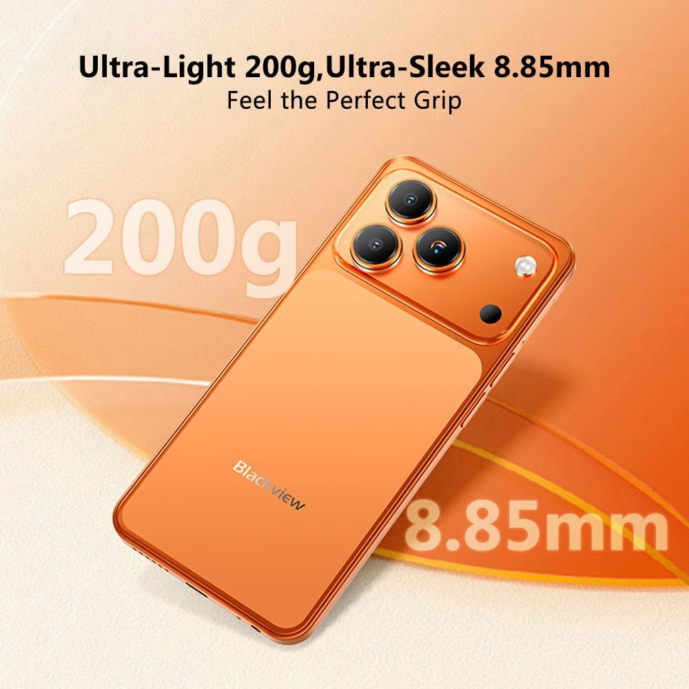 Blackview Wave 7C Handy Ohne Vertrag, Android 16 Smartphone 16GB+64GB/1TB, 6.56" Gemini AI Smartphon