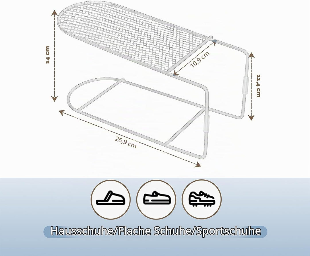 Schuhstapler Platzsparend Schuhorganizer Schuhregal Für Schränke Schuhaufbewahrung Platzsparend Schu
