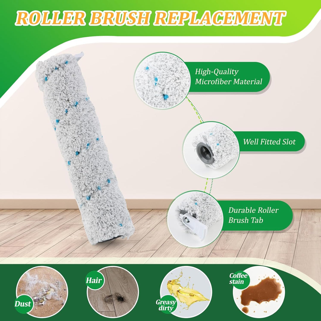 2 Bürstenrollen 4 Filter Ersatzteile für Bissell Crosswave Max Series 2554 2590 2593 2596 Bürstenrol