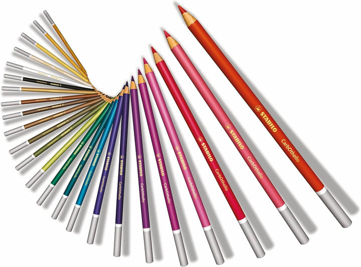 Pastellkreidestift - STABILO CarbOthello - ARTY+ - 60er Metalletui - mit 60 verschiedenen Farben 60e