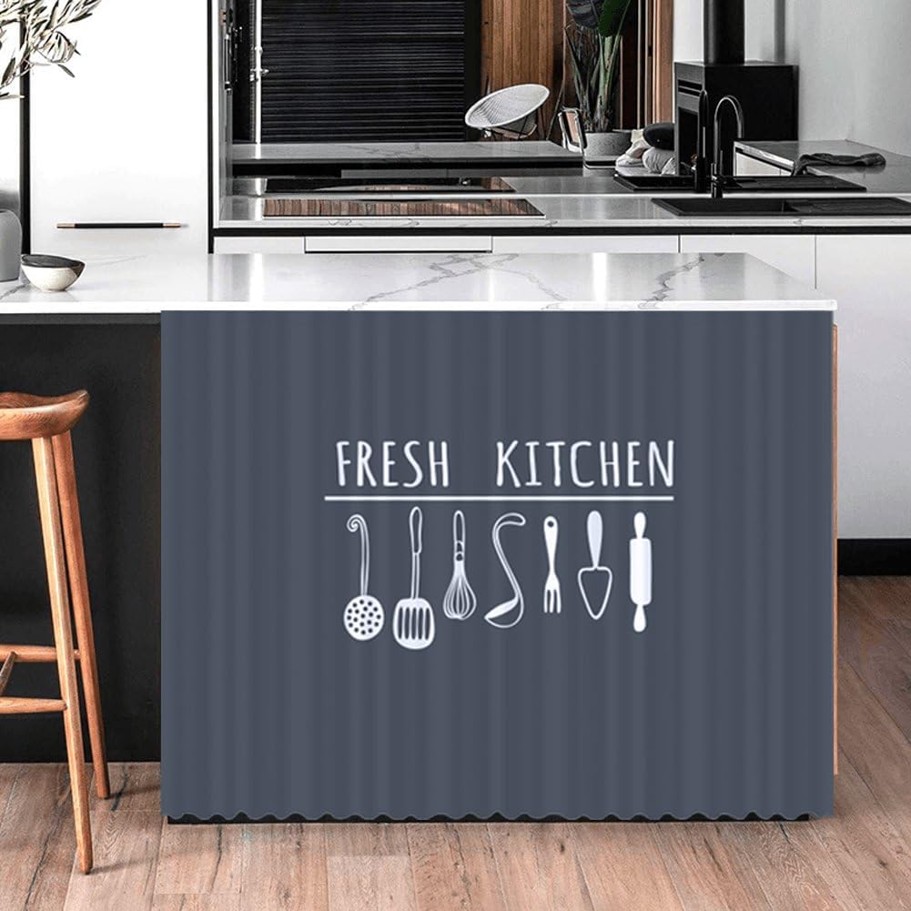 Wudaizhi Schrank Küchenvorhänge Staubdes Schrankgarderobe Cover Selbstkleber Schrankvorhänge Für Küc