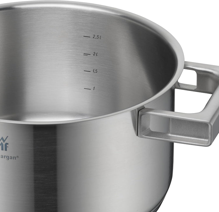 WMF Ultimate Cool Topfset Induktion 5-teilig, Kochtopf Set mit Edelstahldeckel, Cromargan Edelstahl