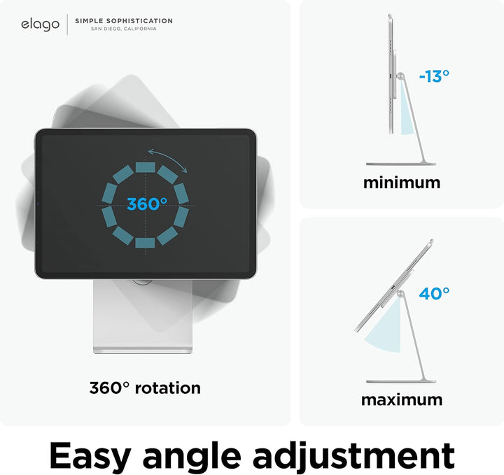 elago Premium Magnetischer Ständer Kompatibel mit iPad Pro 12.9 Zoll [5., 4. Gen], iPad Pro 11 Zoll