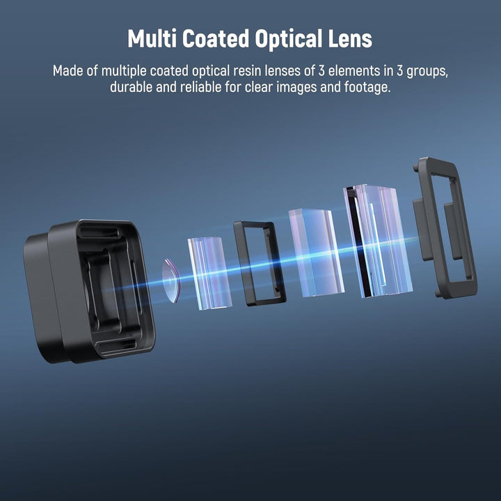 NEEWER 1,2X Anamorphotisches Objektiv kompatibel mit GoPro Hero 13 12 11 10 9 Black Breitbild Kinoef