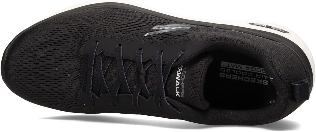 Skechers Herren Go Walk Hyper Burst Sneaker 43.5 EU Schwarz 2, 43.5 EU Schwarz 2