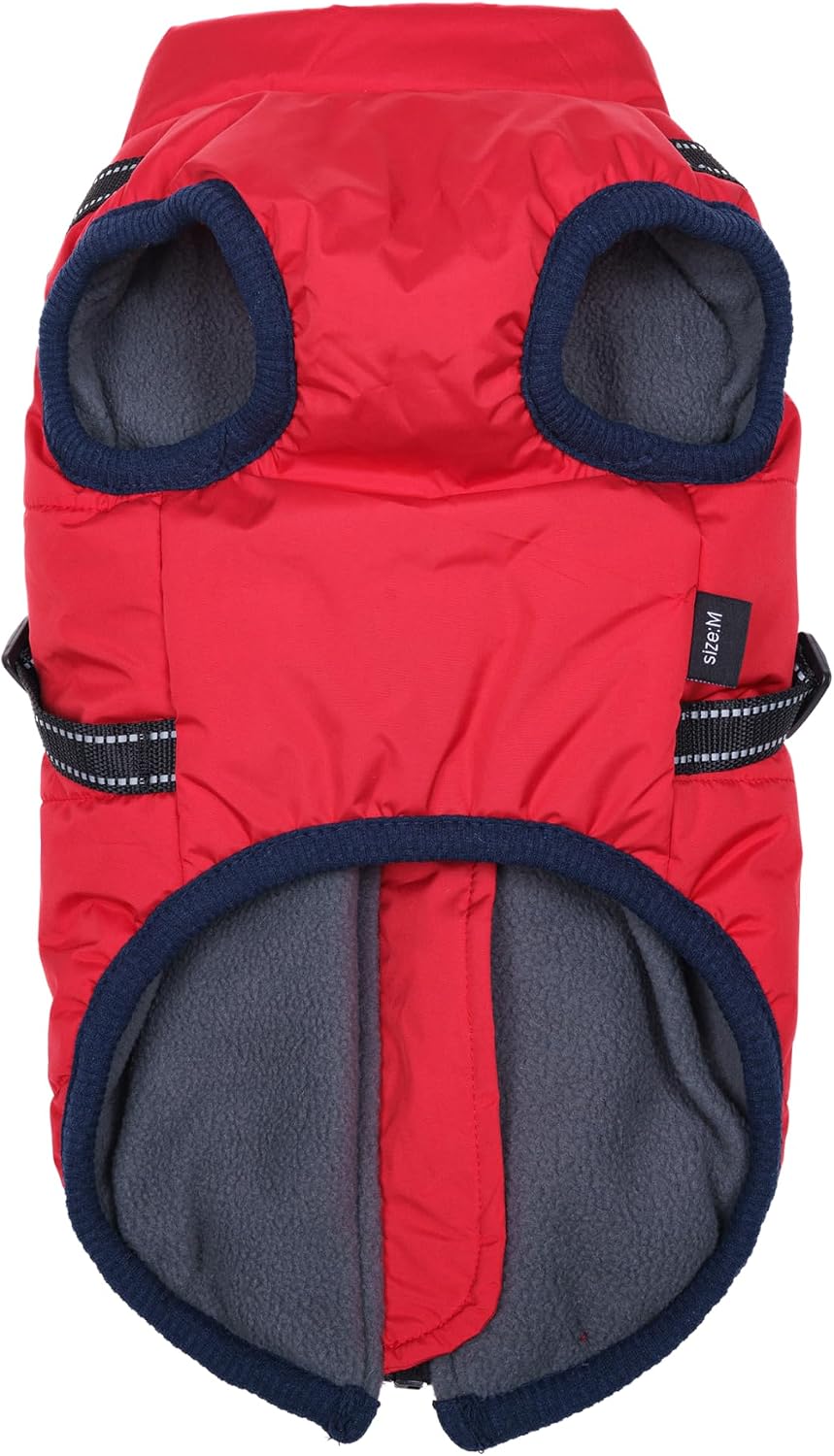 Savlot Hundejacke Winterweste Jacken Hundemantel Hundepullover Haustier Skifahren Kostüm Ärmellose B