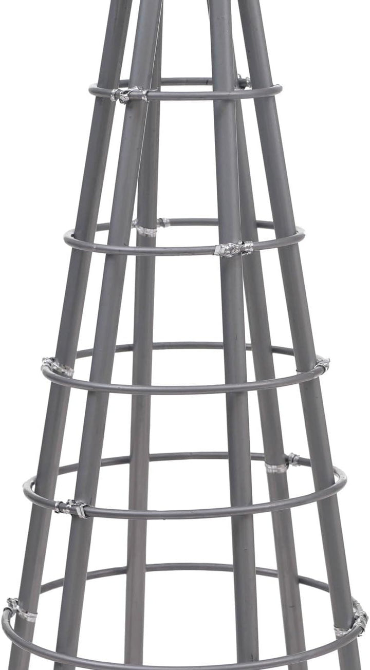 Deko-Baum HWC-O91, Weihnachtsbaum Schmuckbaum Weihnachtsdeko Christbaum zum Beschmücken, Metall 60cm