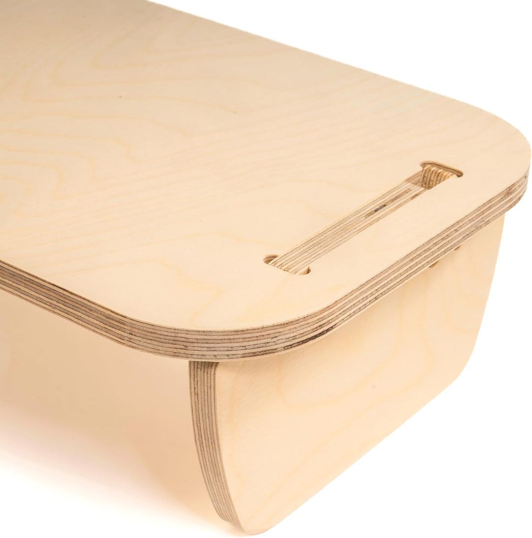 Universal-Monitorständer, Schreibtisch-Aufstehhilfe aus Holz für PC, Computer, TV, Doppelbildschirm