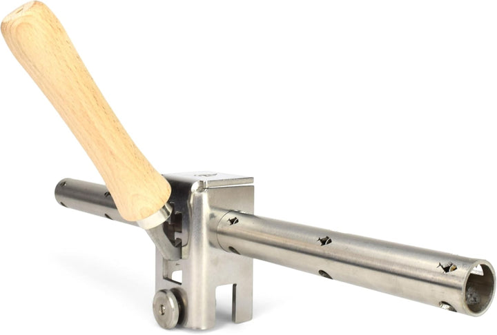 Grillrost.com Das Original Steckelfischhalter | Asado Grill| mit innovativer Höhenverstellung für Fe