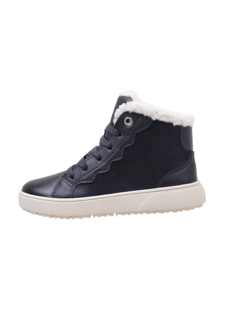 Geox Mädchen J Theleven Girl ABX Sneaker 28 EU Dk Navy, 28 EU Dk Navy