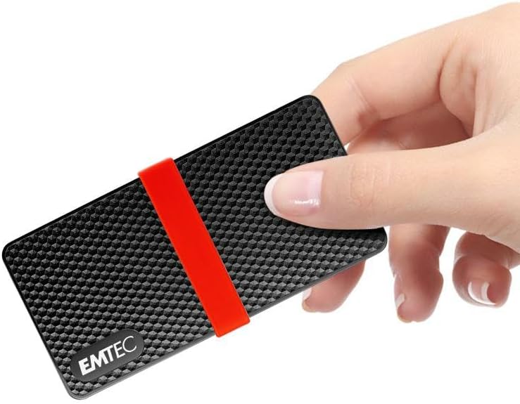 Emtec ECSSD2TX200 tragbare SSD – 3.1 Gen1 – Kollektion X200 Power Plus – 3D NAND – 2 Tera