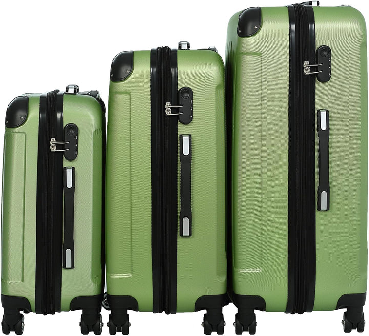 INVIDA Glüückskind Luxus Koffer Trolley Kofferset aus ABS in 6 Farben und Einzel oder im Set Frei Wä