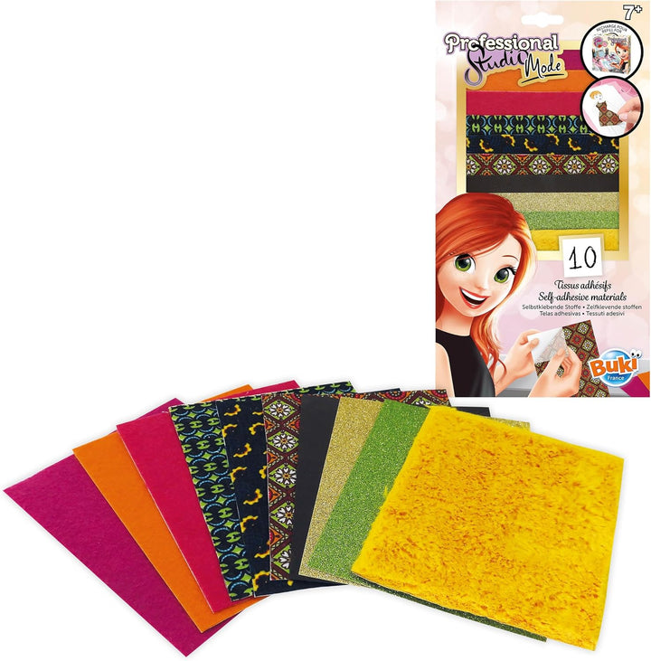 BUKI France 5413 - Professional Studio Mode - Selbstklebende Stoffe Packung mit 6 Stück Nachfüllung