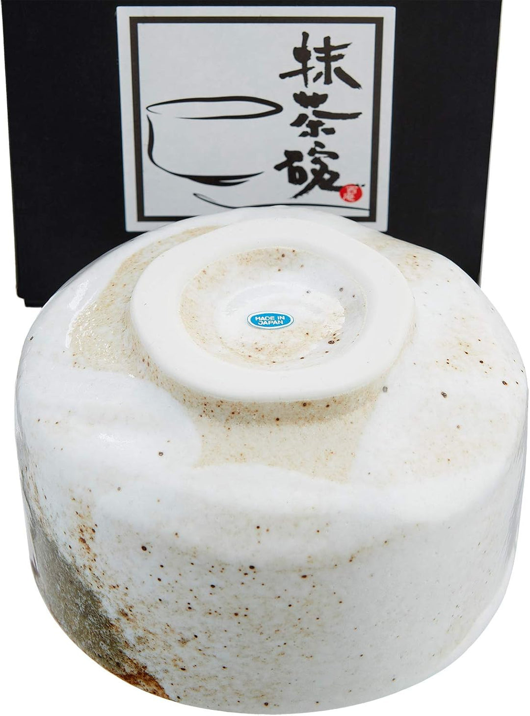 YUKI-SHINO-WAN Matchaschale Keramik Teeschale für Matcha aus Japan Ø 12,2 cm H. 7,7 cm