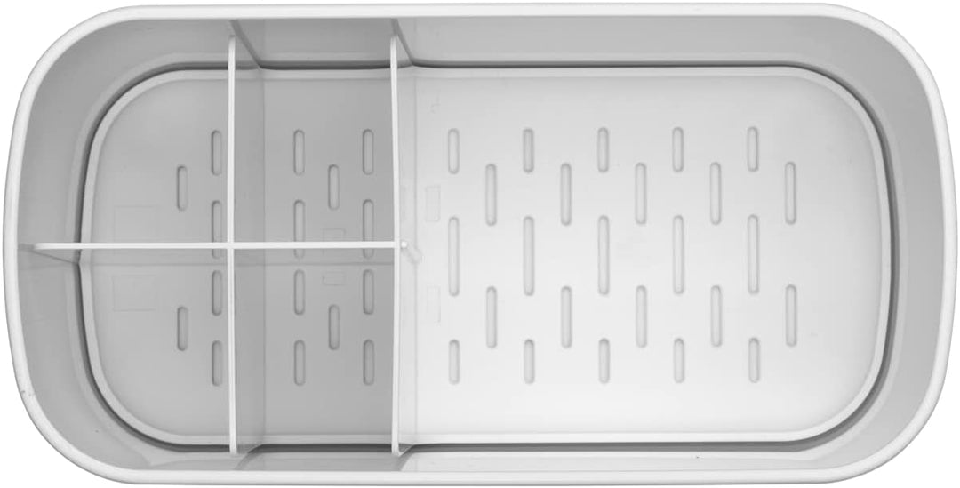 Brabantia Renew Collection Badezimmer-Caddy, Kunststoff, Weiss, Einheitsgrösse White, White
