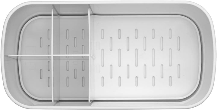Brabantia Renew Collection Badezimmer-Caddy, Kunststoff, Weiss, Einheitsgrösse White, White