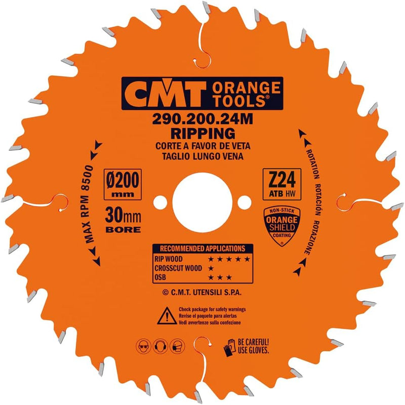 Cmt 290.200.24 M Ripping Klinge d-200 B-30 K-2,8 p-1,8 24 mm