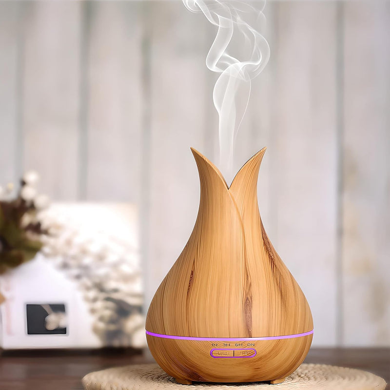 Retoo Aroma Diffuser Luftbefeuchter mit Fernbedienung, Cool Mist Humidifier für Babyzimmer Kinderzim