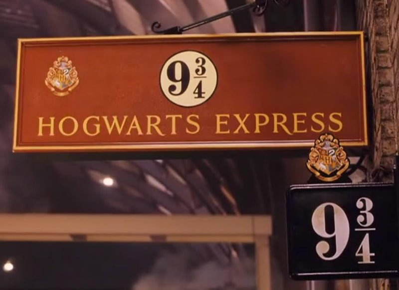 Noble Collection nn7041 – Harry Potter: Plaque Wandbild Schiene 9 und 3/4