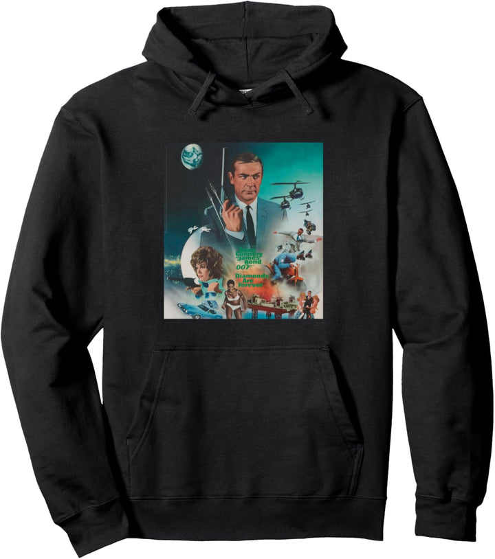 Offizielles James Bond 007 Diamonds Are Forever Pullover Hoodie