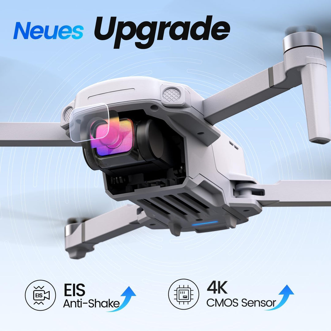 Holy Stone HS360E GPS Drohne mit Kamera 4K EIS für Erwachsene, 6KM FPV Bildübertragung, 30 Min. Lang