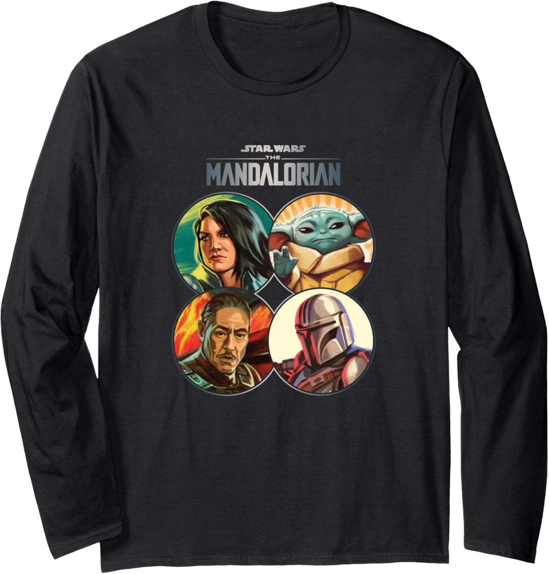 Star Wars Mando Coins Langarmshirt