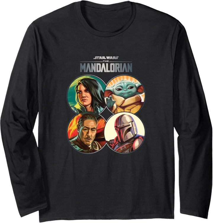 Star Wars Mando Coins Langarmshirt