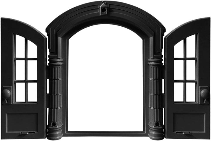Katzentür für Innenräume,Im französischen Retro-Design mit Einer abschliessbaren Funktion,Katzendurc